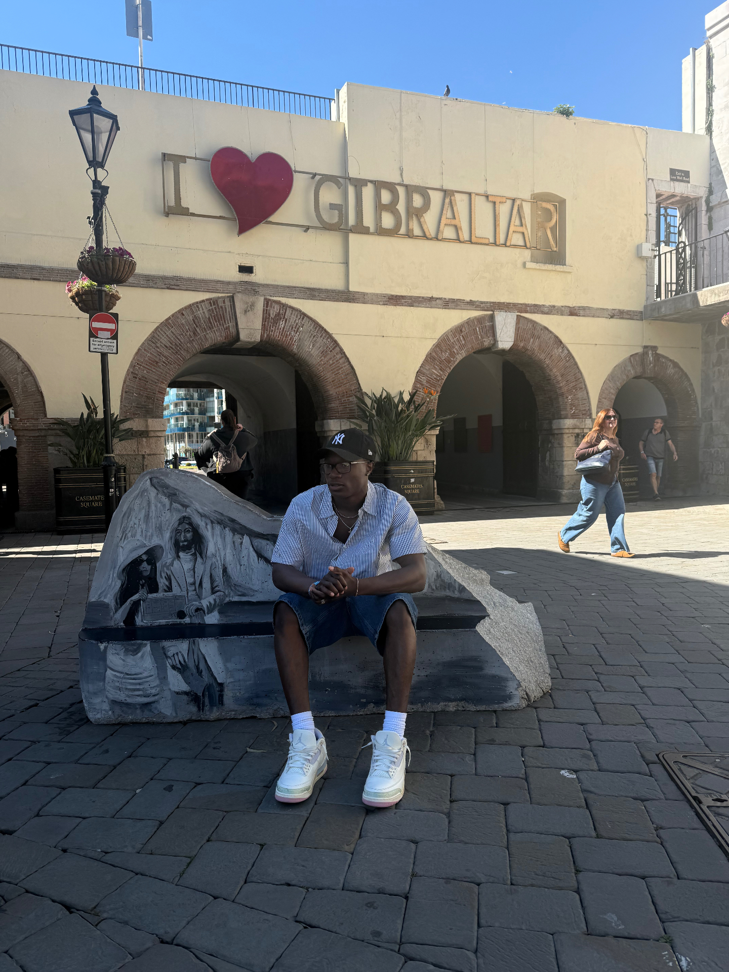 Rahim in Casemates Square, Gibraltar